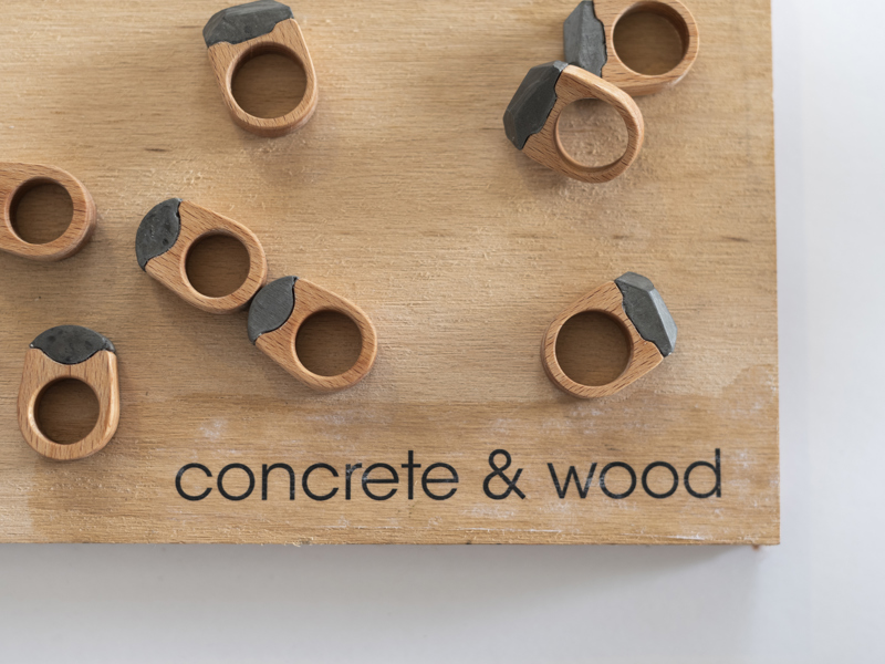 Concrete and wood ring2