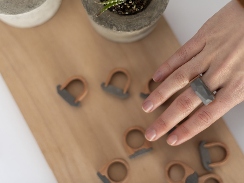 Concrete and wood ring1